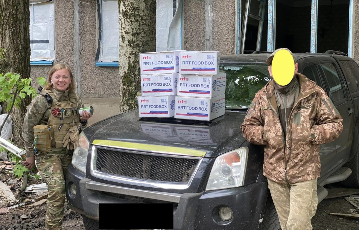 “Waves of Change” donated products to the military, displaced persons and residents of Donetsk region